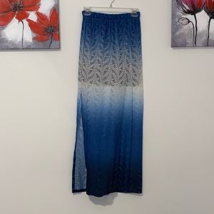 Crochet maxi skirt